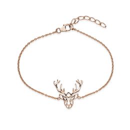 MOISS stříbrný náramek JELEN ROSE