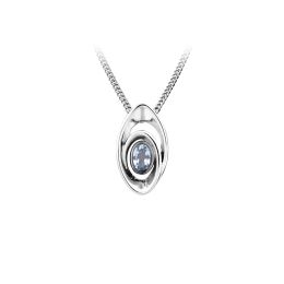 MOISS stříbrný přívěsek TOPAZ