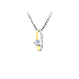 MOISS stříbrný přívěsek TOPAZ GOLD