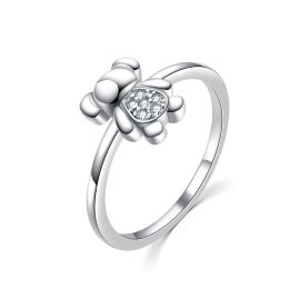 MOISS stříbrný prsten MEDVÍDEK