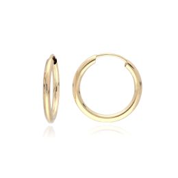 MOISS náušnice ze žlutého zlata