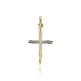 MOISS přívěsek ze žlutého zlata KŘÍŽ