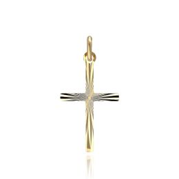 MOISS přívěsek ze žlutého zlata KŘÍŽEK