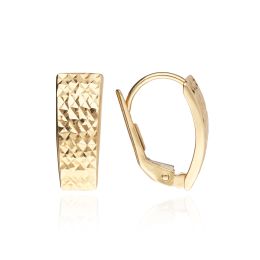 MOISS náušnice ze žlutého zlata