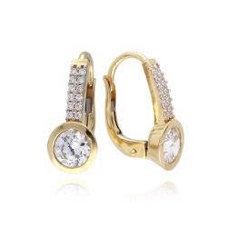MOISS náušnice ze žlutého zlata