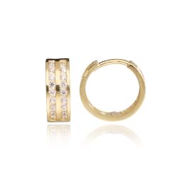 MOISS náušnice ze žlutého zlata