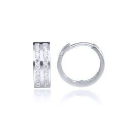 MOISS náušnice z bílého zlata