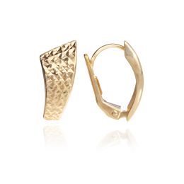 MOIIS náušnice ze žlutého zlata