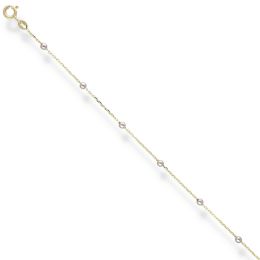 MOISS náramek ze žlutého zlata BICOLOR