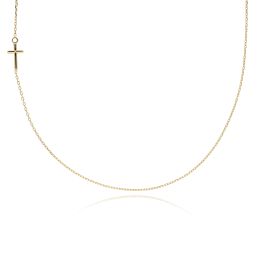 MOISS náhrdelník ze žlutého zlata KŘÍŽEK