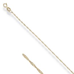 MOISS řetízek ze žlutého zlata SINGAPUR