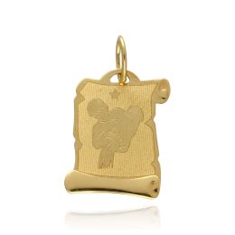 MOISS přívěsek ze žlutého zlata VODNÁŘ