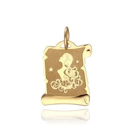 MOISS přívěsek ze žlutého zlata PANNA