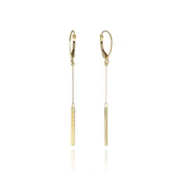 MOISS náušnice ze žlutého zlata