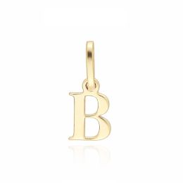 MOISS přívěsek ze žlutého zlata PÍSMENO B