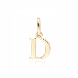 MOISS přívěsek ze žlutého zlata PÍSMENO D