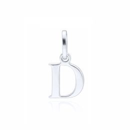 MOISS přívěsek z bílého zlata PÍSMENO D