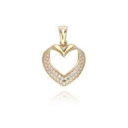 MOISS přívěsek ze žlutého zlata SRDCE