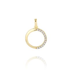 MOISS přívěsek ze žlutého zlata KRUH