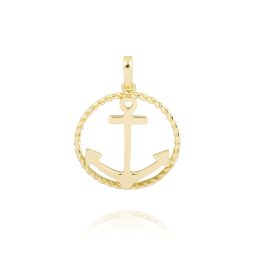 MOISS přívěsek ze žlutého zlata KOTVA