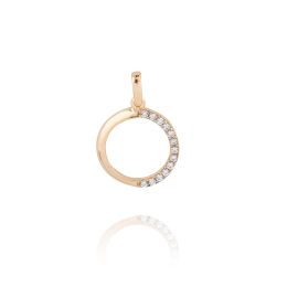 MOISS přívěsek z růžového zlata KRUH