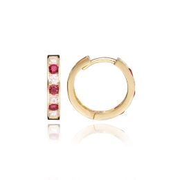 MOISS náušnice ze žlutého zlata