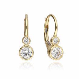 MOISS náušnice ze žlutého zlata