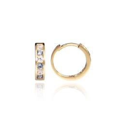 MOISS náušnice ze žlutého zlata