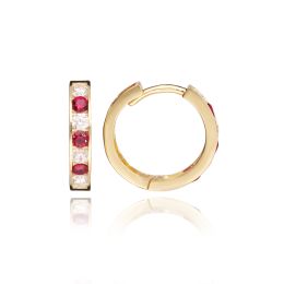 MOISS náušnice ze žlutého zlata