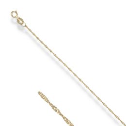 MOISS řetízek ze žlutého zlata SINGAPUR