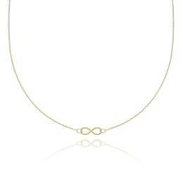 MOISS náhrdelník ze žlutého zlata NEKONEČNO