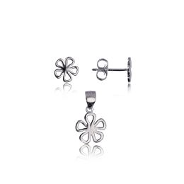 MOISS stříbrná sada KVĚTINA