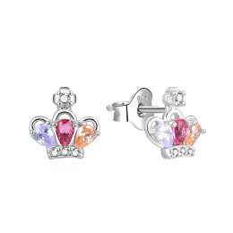 MOISS stříbrné náušnice KORUNKA