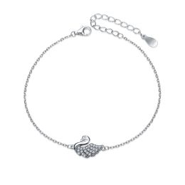 MOISS stříbrný náramek LABUŤ