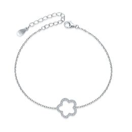MOISS stříbrný náramek KVĚTINA