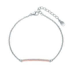 MOISS stříbrný náramek ROSE