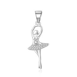 MOISS stříbrný přívěsek BALETKA