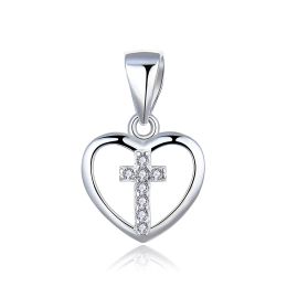 MOISS stříbrný přívěsek SRDCE