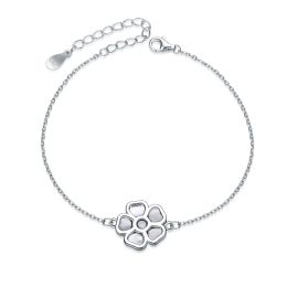 MOISS stříbrný náramek KVĚTINA