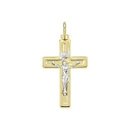 MOISS přívěsek ze žlutého zlata KŘÍŽ