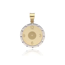 MOISS přívěsek ze žlutého zlata HODINY BICOLOR