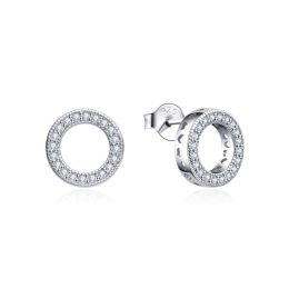 MOISS stříbrné náušnice KRUH