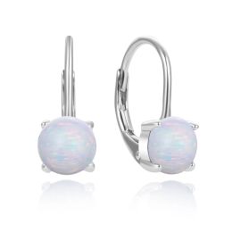 MOISS stříbrné náušnice OPÁL