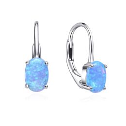 MOISS stříbrné náušnice OPÁL