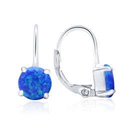 MOISS stříbrné náušnice OPÁL