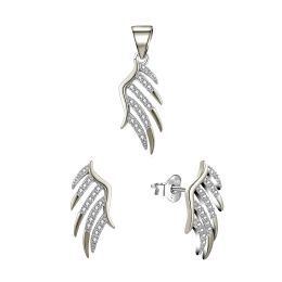 MOISS stříbrná sada KŘÍDLA