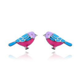 MOISS stříbrné náušnice PTÁČEK