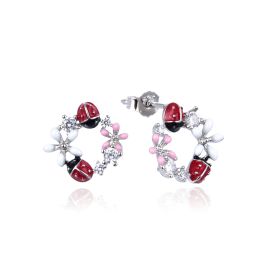 MOISS stříbrné náušnice SMALT BERUŠKA