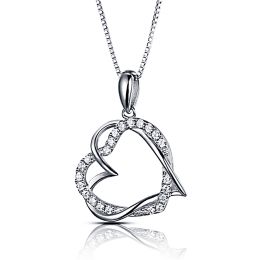 MOISS stříbrný přívěsek SRDCE