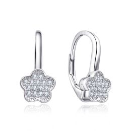 MOISS stříbrné náušnice KVĚTINA